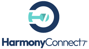 logo HarmonyConnect7 White